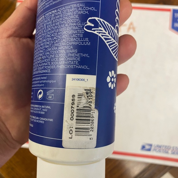 Korres Greek Yoghurt Foaming Cream Cleanser 13.5 fl oz - Picture 6 of 7